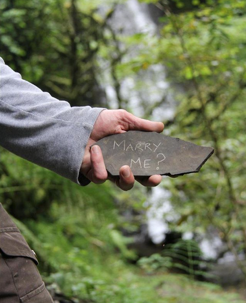 Moss Engagement and Wedding Rings