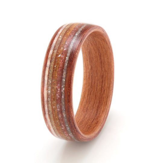 Red Ironbark 6mm with Cherry & Sand - IN STOCK - Size O