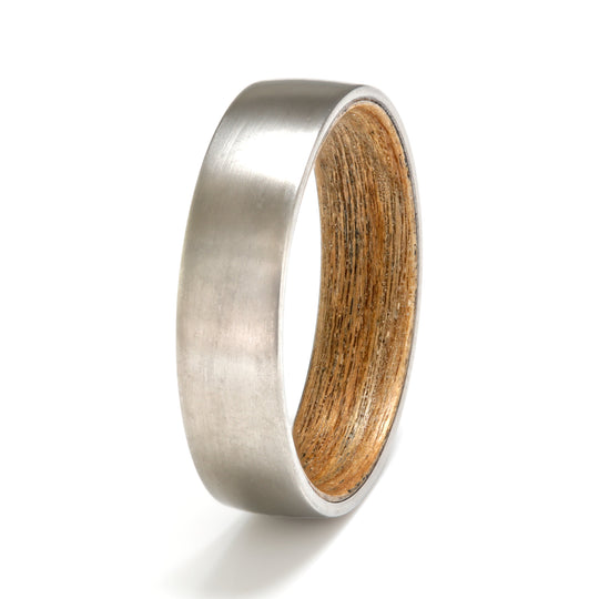 Titanium 5mm with Oak Liner - IN STOCK - Size R1-2