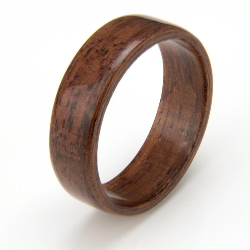 Walnut Ring - IN STOCK - Size Y by Eco Wood Rings