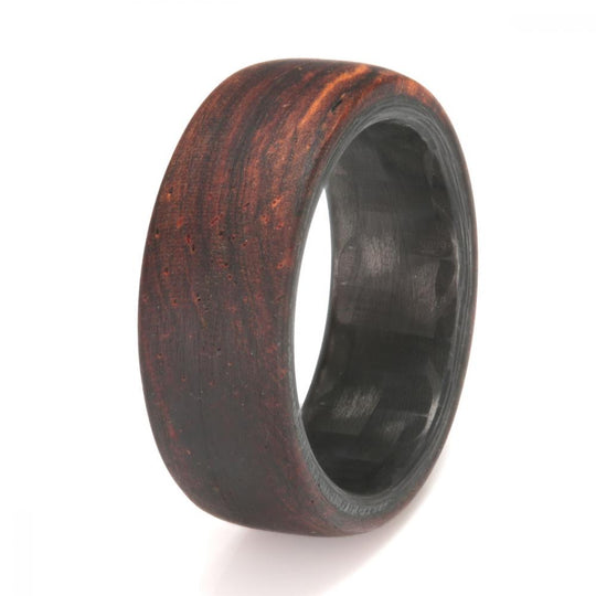 Carbon Fibre with Cocobolo - IN STOCK - Size Z+2