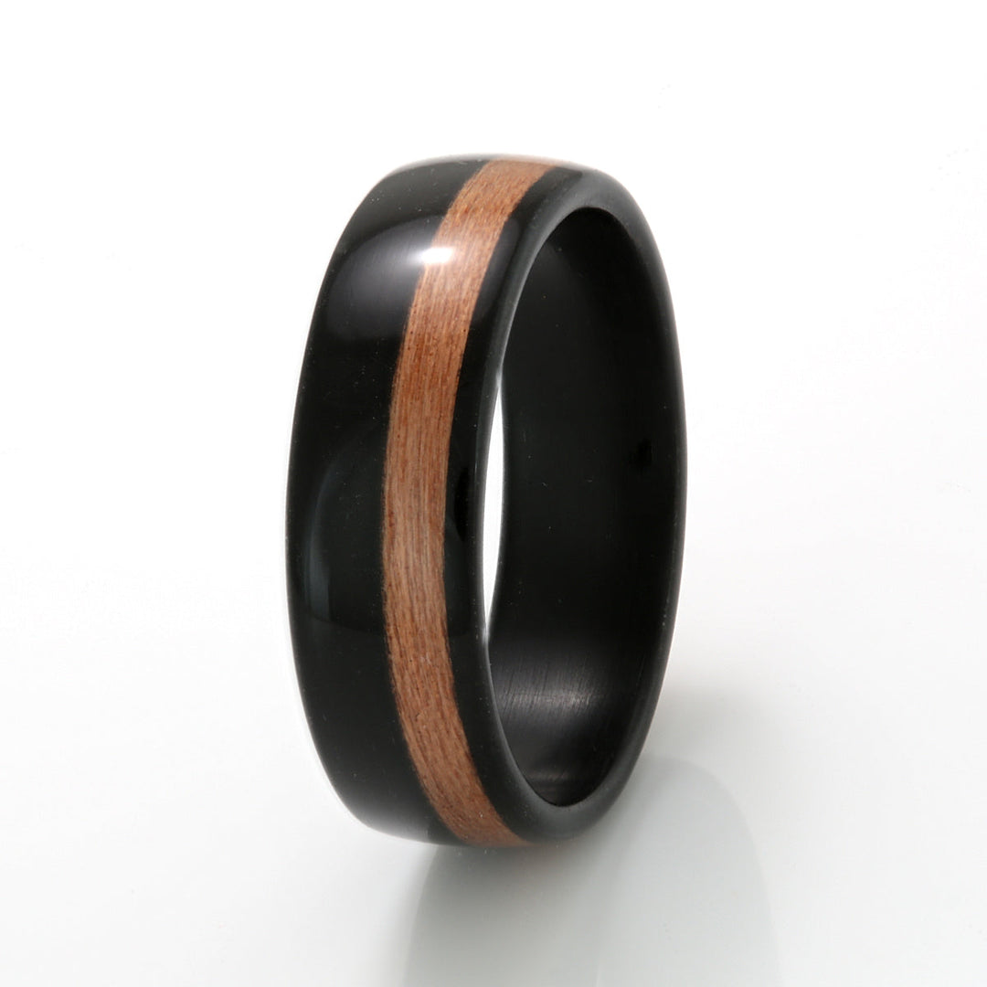 Ebony wood ring new arrivals