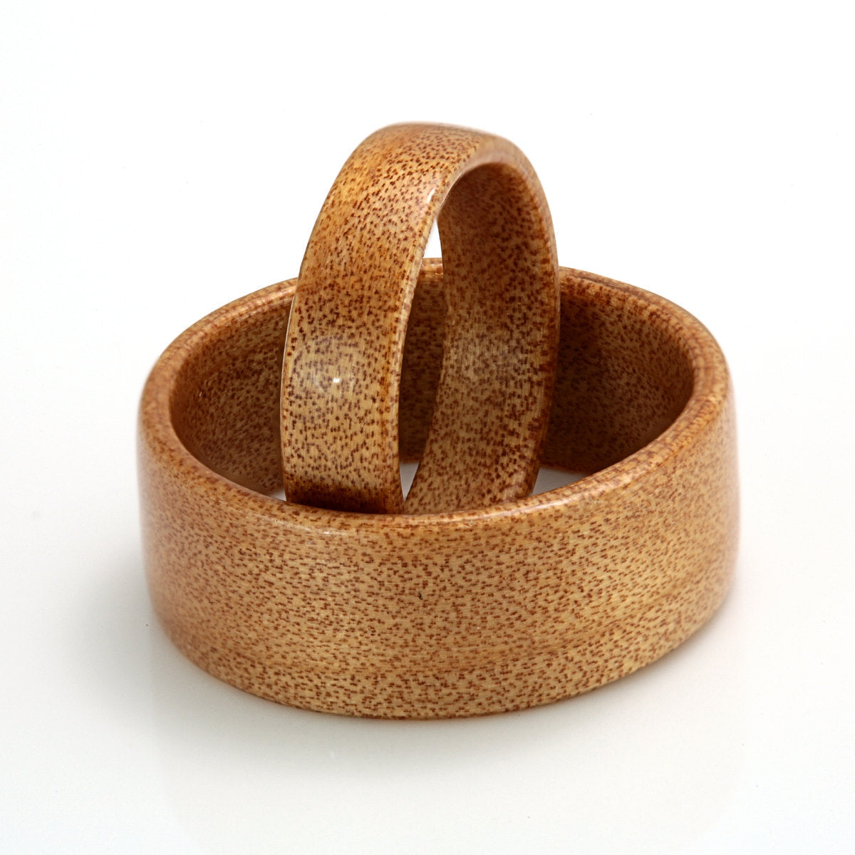 Kauri Wood Wedding Ring Set | New Zealand Wood Rings