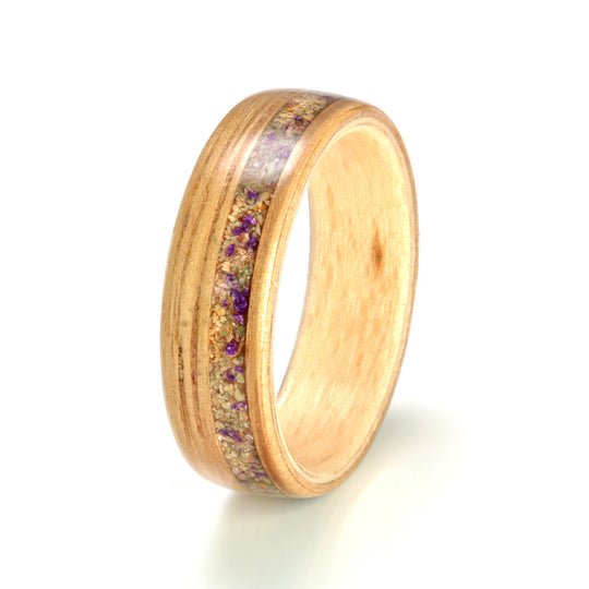 Oak with Beech & Rainbow Fluorite