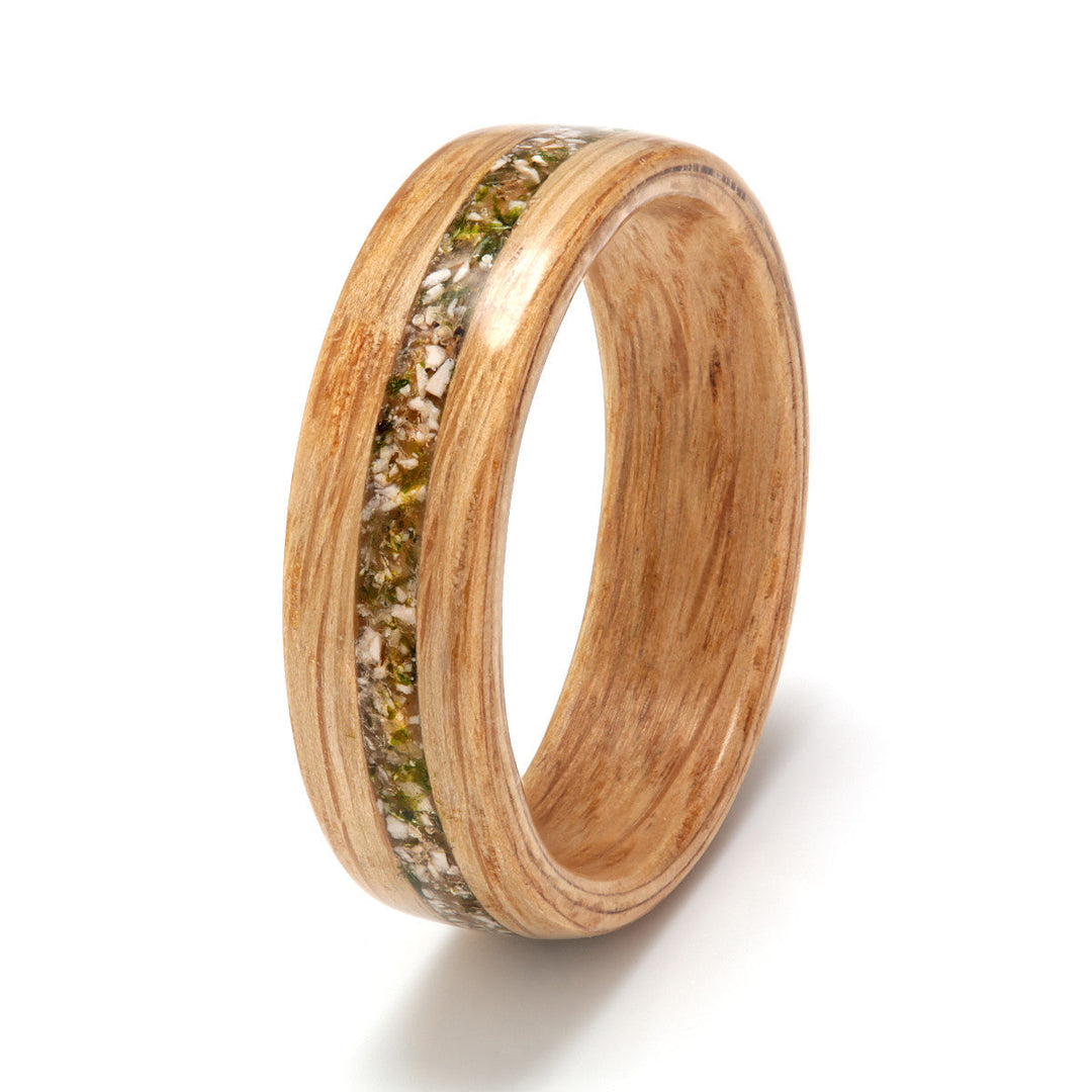 Moss Engagement and Wedding Rings