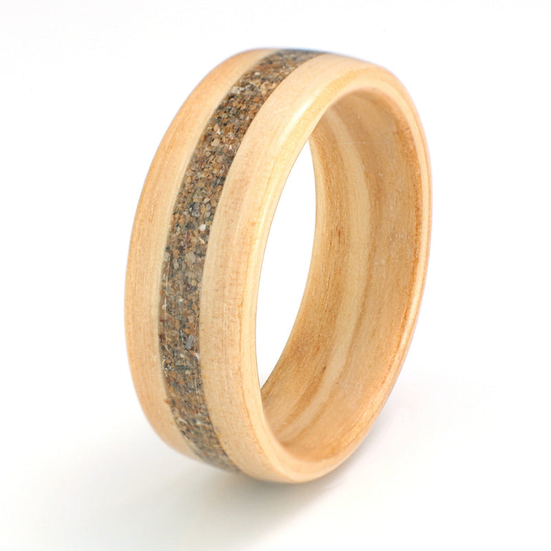 Olivewood with Sand by Eco Wood Rings