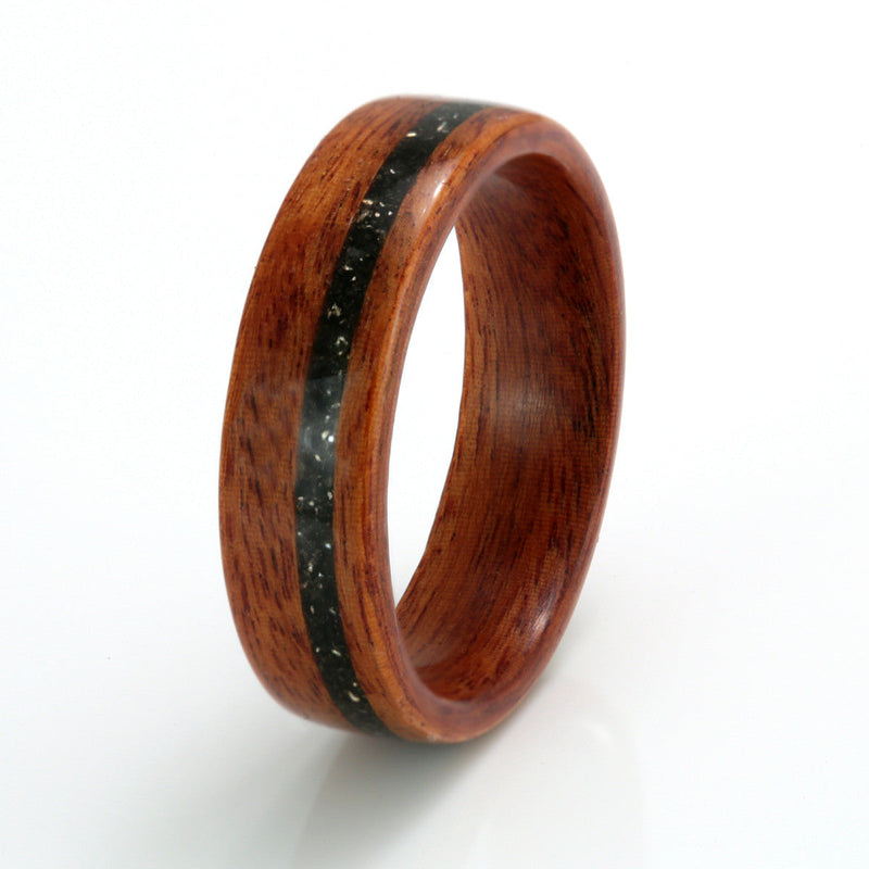 Rosewood with Granite by Eco Wood Rings